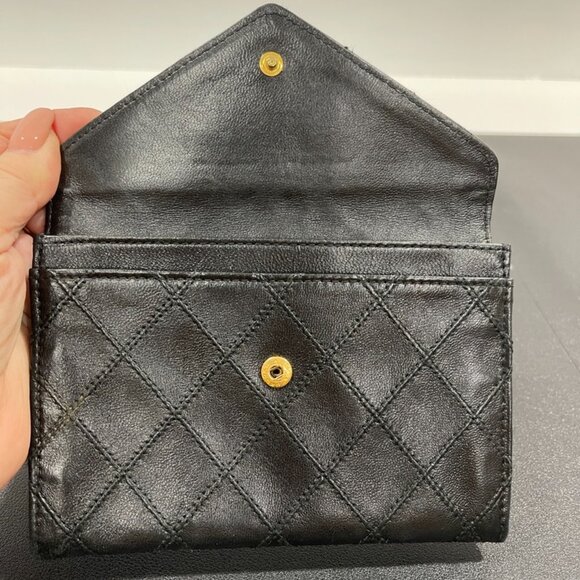 Chanel Vintage Diamond Stitch Envelope Wallet (177673) - Picture 4 of 7